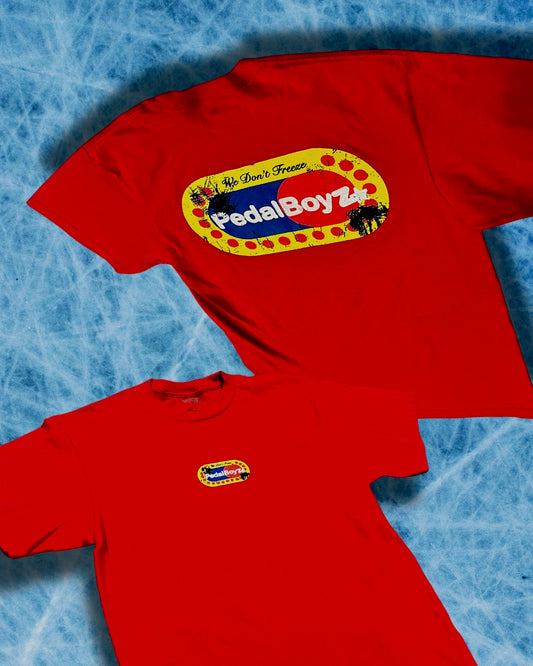 "We Don't Freeze" Tee [ Red ]